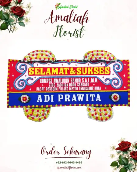 Papan Bunga Ucapan Selamat Sungailiat